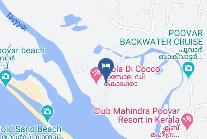 Neyyattinkara - Estuary Sarovar Portico Poovar Island Maps