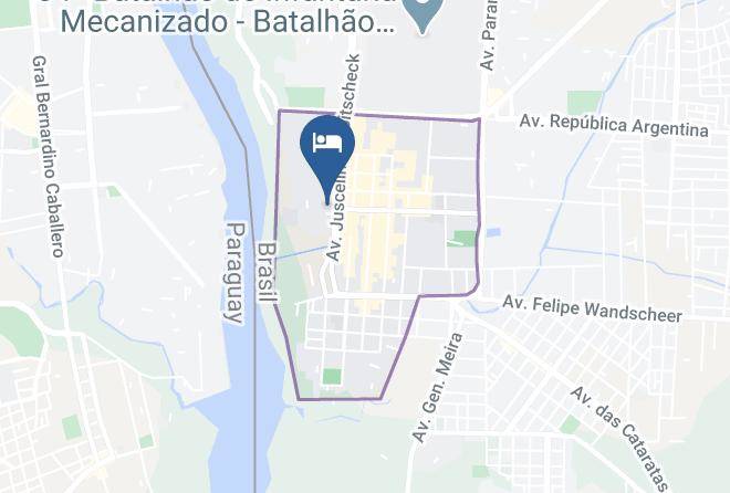 Foz Do Iguacu - Pop Hotel Foz Do Iguacu Maps