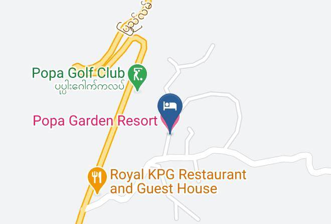 Myingyan - Popa Garden Resort Maps