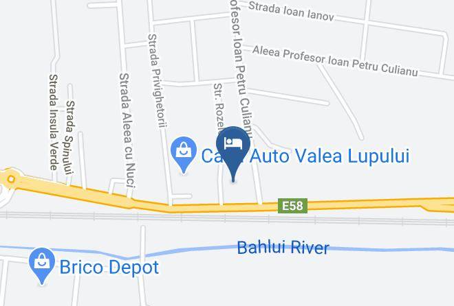 Valea Lupului - Popas Pacurari Maps