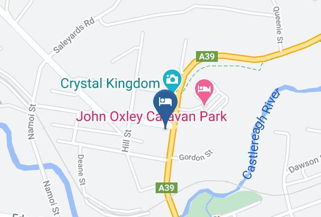 Poplars Motor Inn Map