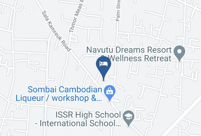Popular Residence Hotel Karte - Siem Reap - Siem Reab Town