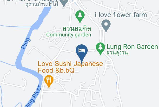 Amphoe Mae Rim - Por Pla Bahn Suan Maps