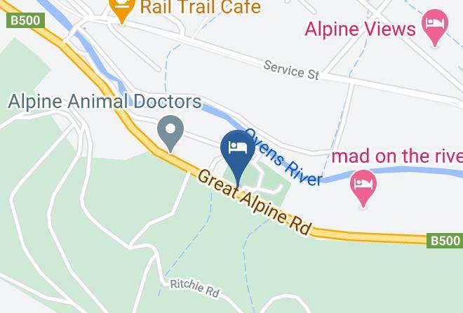 Alpine - Porepunkah Pines Holiday Park Maps