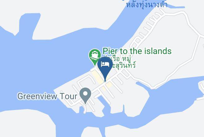 Amphoe Khura Buri - Porjai Resort Maps