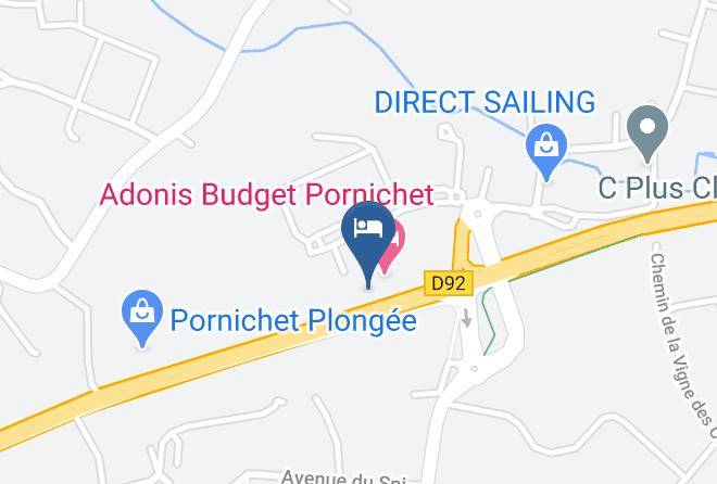 Loire Atlantique - Pornichet Hotellerie Maps