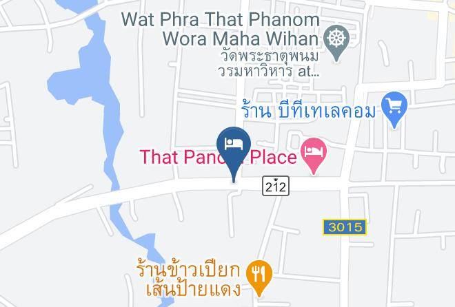 Amphoe That Phanom - Pornnarumirt Hotel Maps
