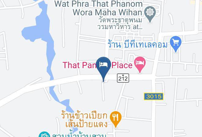 Amphoe That Phanom - Pornnarumit Hotel Maps
