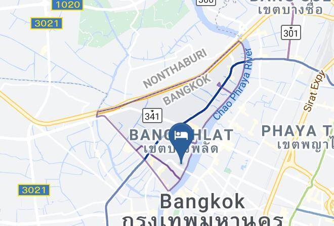 Porntip Rama Viii Arun Ammarin 57 Map - Bangkok City - Phra Nakhon