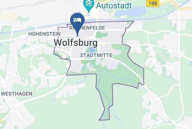 Wolfsburg - Porschepension Maps