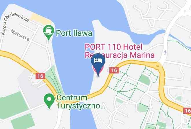Ilawski - Port 110 Hotel Restauracja Marina Maps