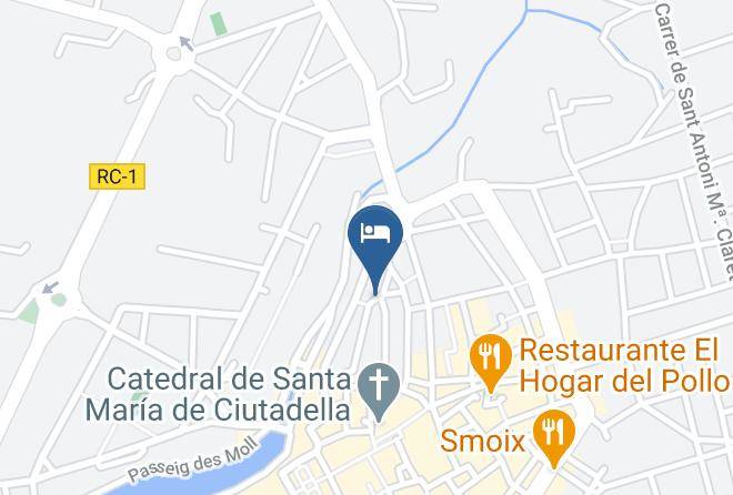 Port Antic Ciutadella Map