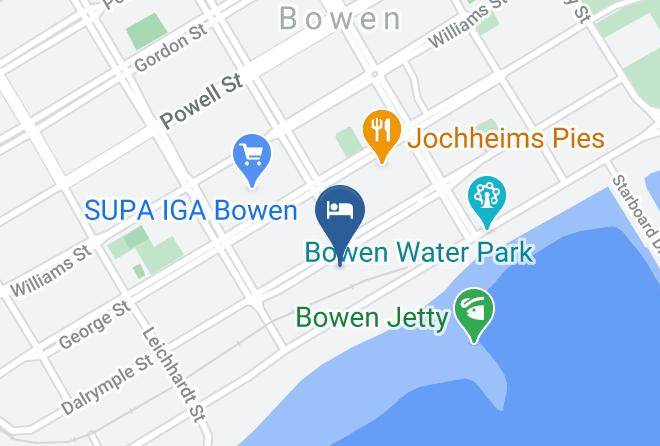 Whitsunday - Port Denison Motor Inn Maps