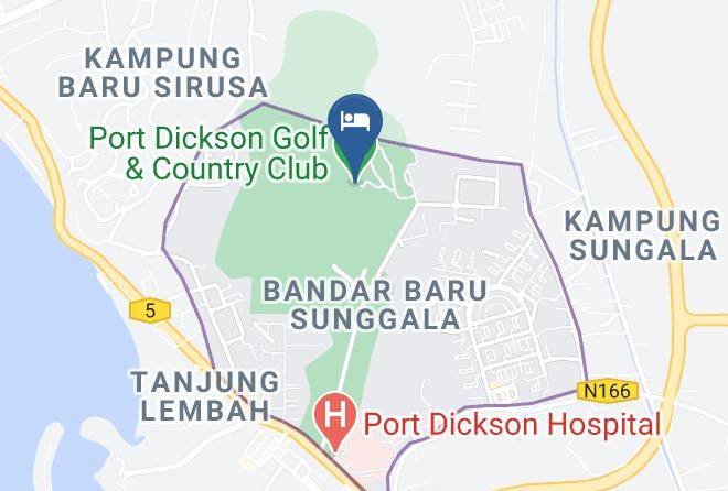 Sirusa - Port Dickson Golf & Country Club Maps