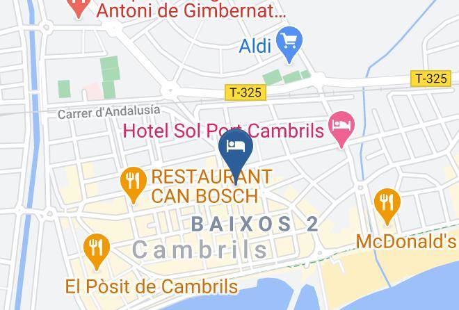 Tarragona - Hotel Port Eugeni Maps