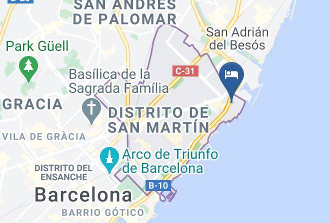Barcelona - Port Forum Boat Glamping Experience Maps
