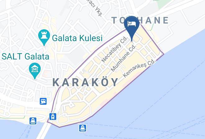 Beyoglu - Port Hotel Tophane I Amire Maps