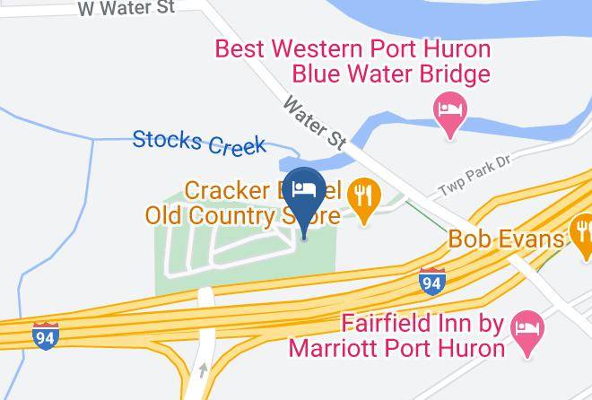 St Clair County - Port Huron Charter Township Rv Park Maps