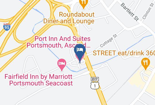Rockingham - Port Inn And Suites Portsmouth Ascend Hotel Collection Maps