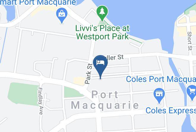 Port Macquarie Hastings - Port Macquarie Yha Ozzie Pozzie Backpackers Maps