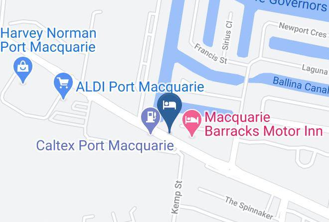 Port Macquarie Hastings - Port O'call Motel Maps