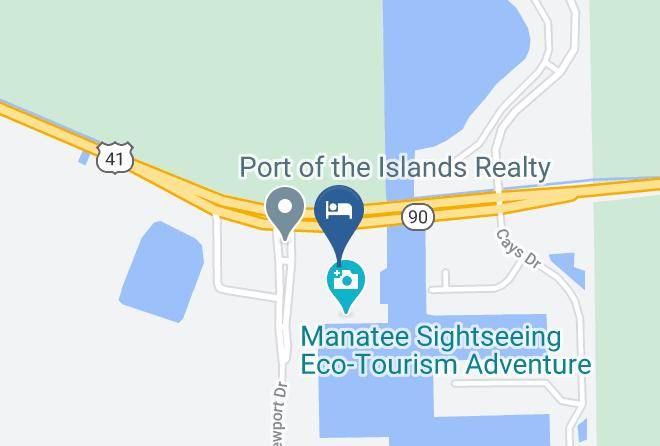 Collier - Port Of The Islands Everglades Adventure Resort Maps
