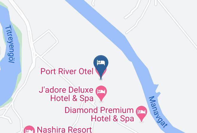 Manavgat - Port River Otel Maps