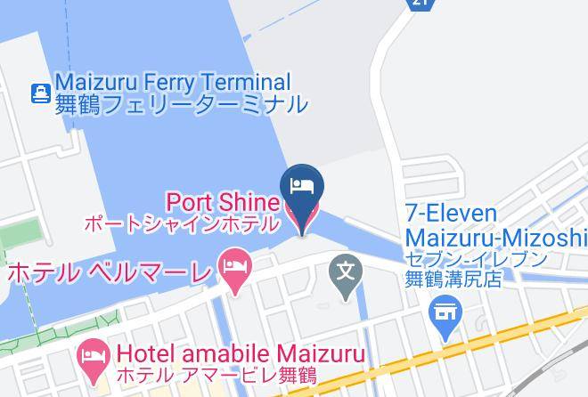 Maizuru City - Port Shine Hotel Maps