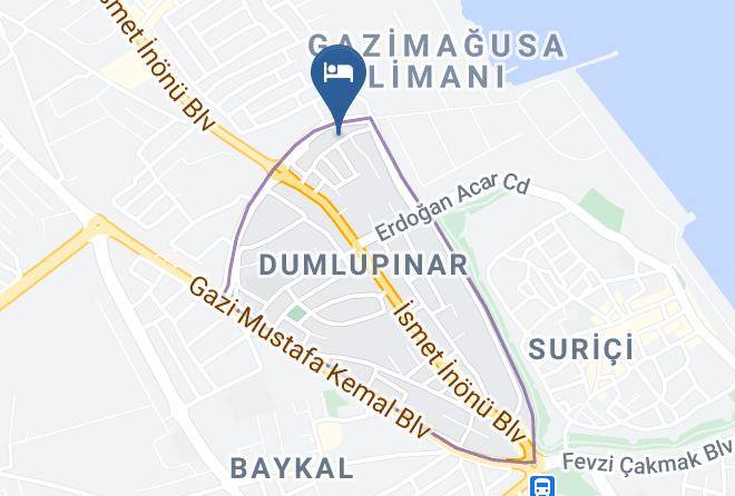 Dumlupinar - Port View Hotel Maps