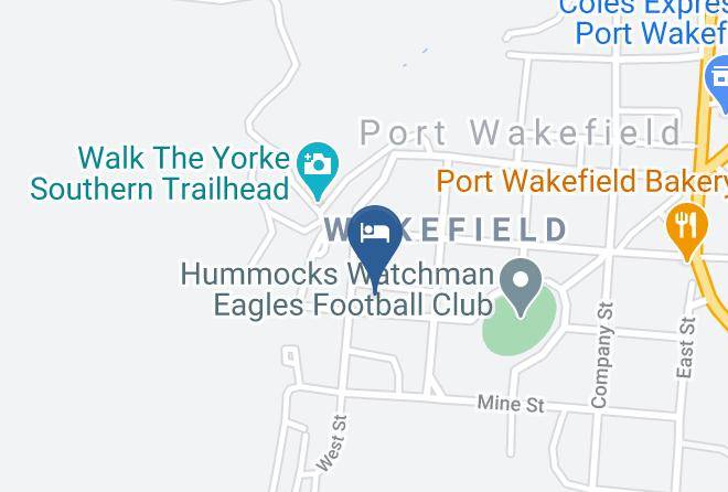 Wakefield - Port Wakefield Holiday Cottages Maps