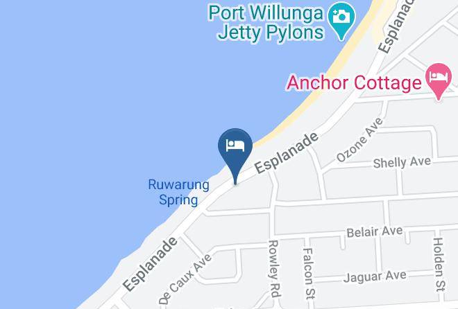 Port Willunga Blue Map