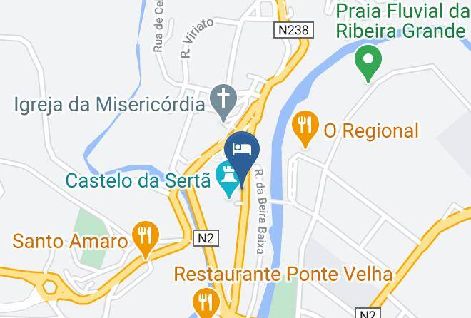 Serta - Porta 10 Alojamento Local Maps