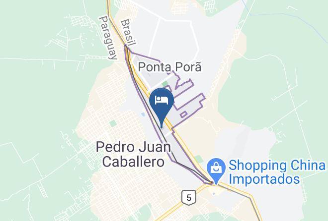 Ponta Pora - Porta Do Sol Palace Hotel Maps