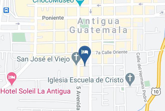 Antigua Guatemala - Porta Hotel Antigua Maps