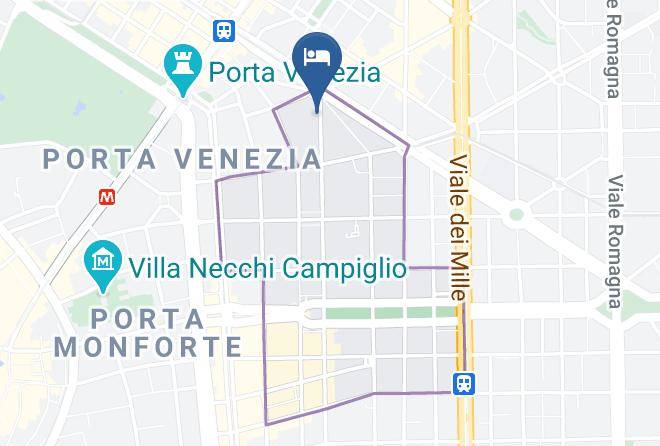 Milan - Porta Venezia Trilocale Maps