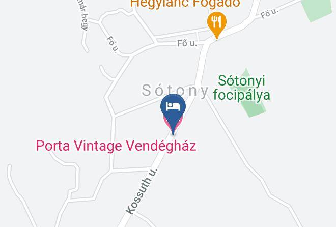 Sotony - Porta Vintage Vendeghaz Maps