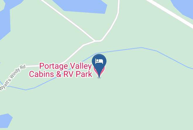 Anchorage Borough - Portage Valley Cabins & Rv Park Maps