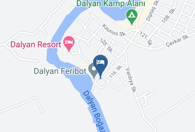 Ortaca - Portakal Hotel Maps