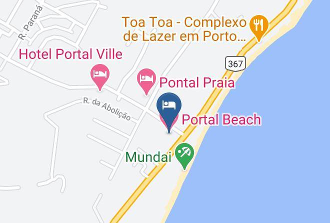Porto Seguro - Portal Beach Hotel Maps