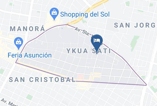 Asuncion - Hotel Portal Del Sol Maps
