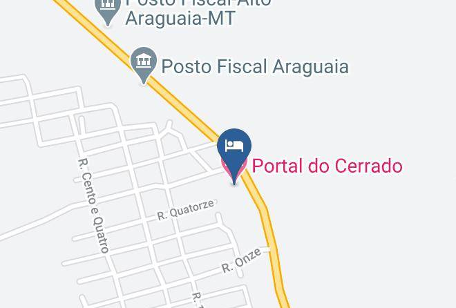 Portal Do Cerrado Hotel Map
