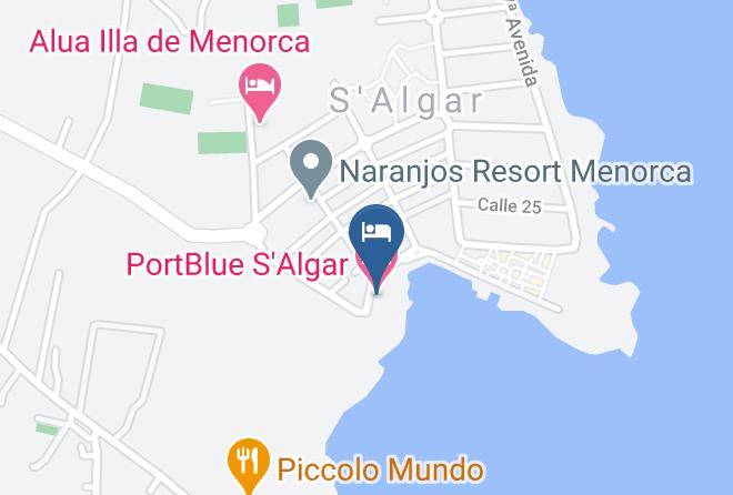 Baleares - Alua Soul Menorca Maps