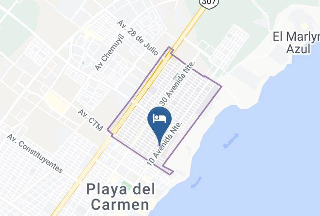 Solidaridad - Portea Hotel Maps