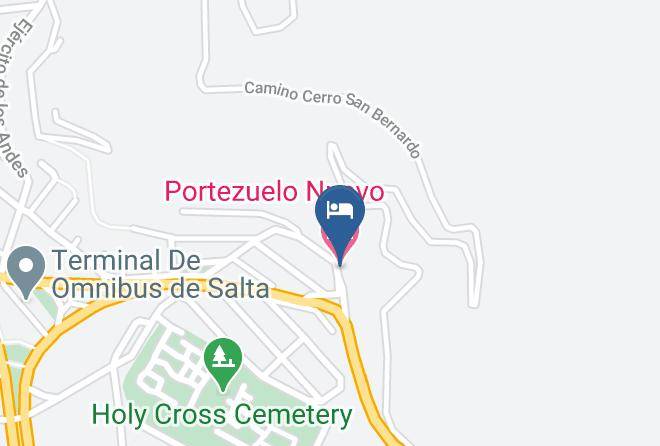 Salta - Portezuelo Nuevo Hotel Maps