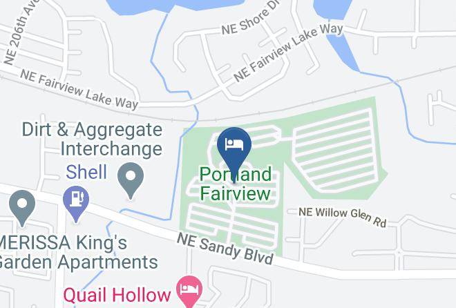 Multnomah - Portland Fairview Rv Park Maps
