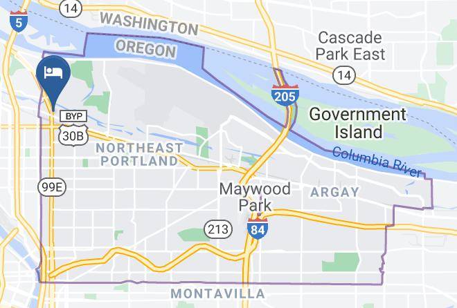 Multnomah - Portland Inn Maps