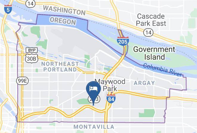 Multnomah - Portland Value Inn Maps