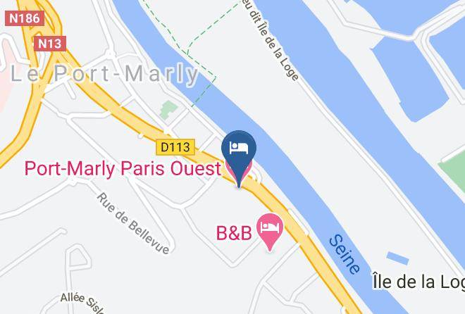 Port Marly Paris Ouest Map