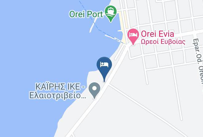 Euboea - Porto Cairis Hotel Maps