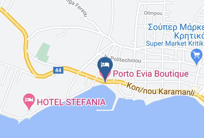 Euboea - Porto Evia Boutique Hotel Maps